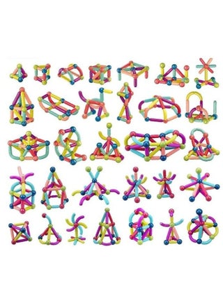 42 PCS Magnetic Building Toys With Storage Box for Kids, Magnet Blocks Sticks & Ball Creativity Game, Development Kit for Preschool Girls, Boys Ideal Gift Set - view 4